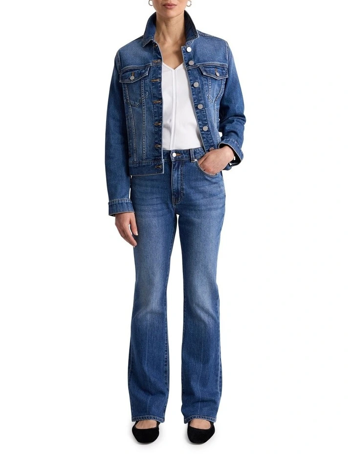 Aspen Denim Jacket in Mid Wash image 3