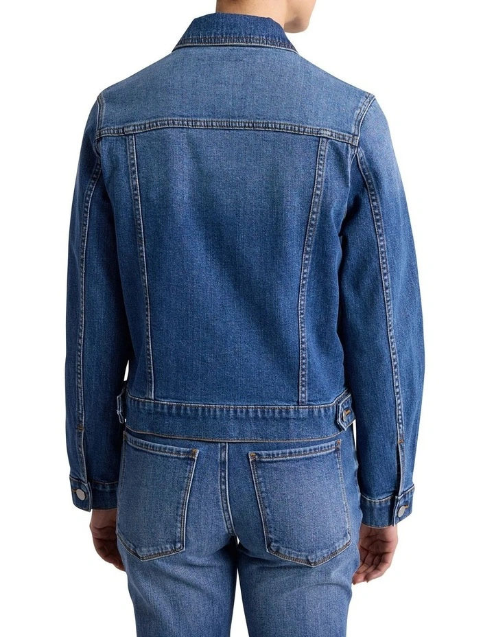 Aspen Denim Jacket in Mid Wash image 6