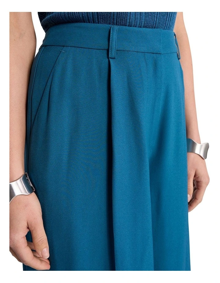 Bronte Wide Leg Pant in Prussian Blue image 3