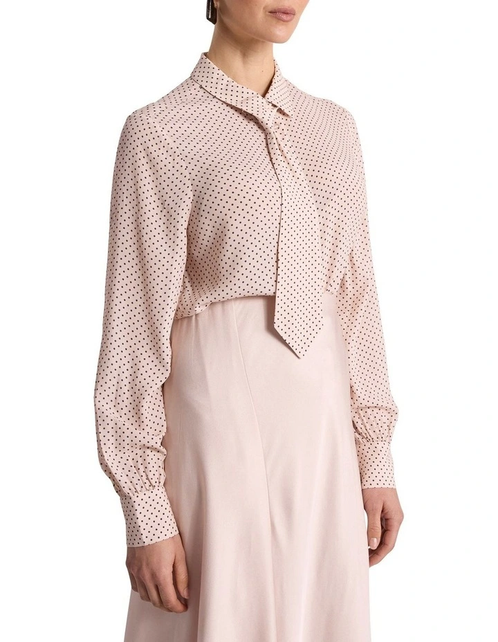 Dottie Viscose Shirt in Pink Multi image 1