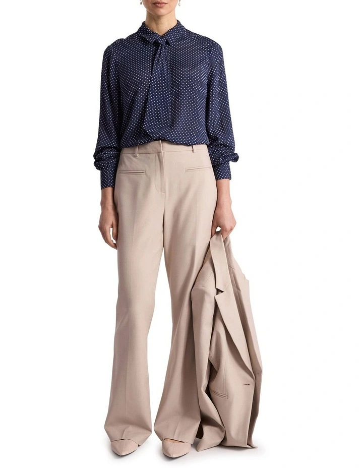 Dottie Viscose Shirt in Navy Multi image 2