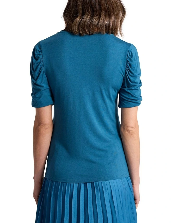 Diana Jersey Top in Prussian Blue image 4