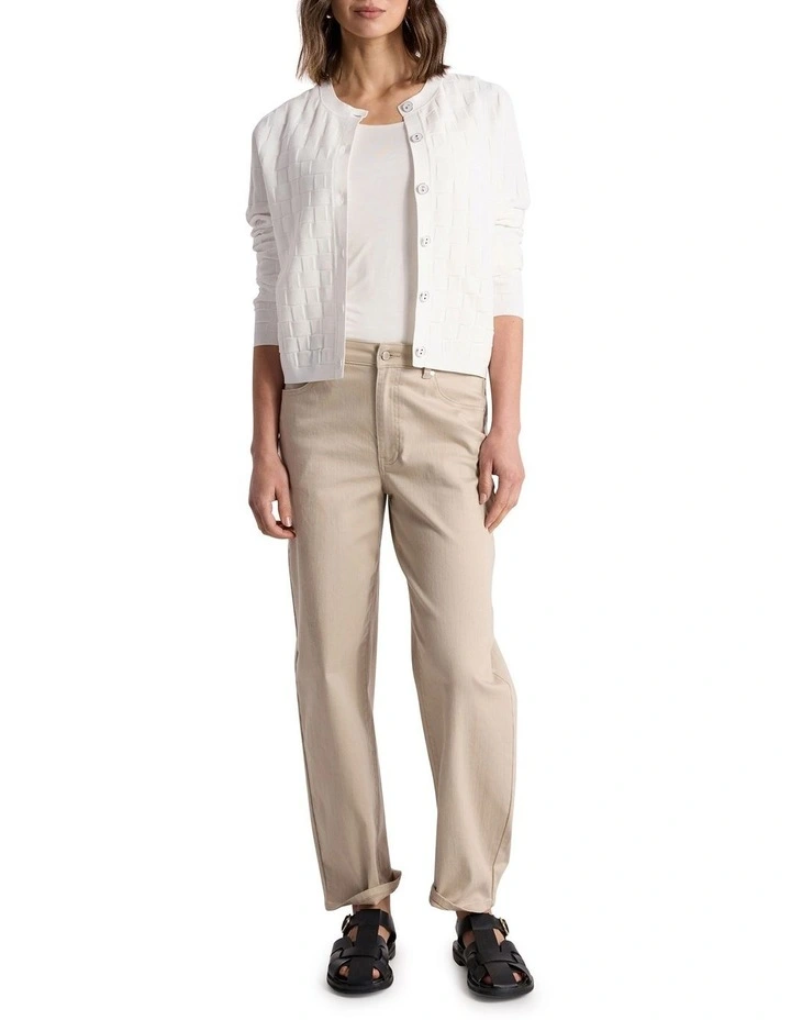 Cushla Cardigan in Ivory image 2