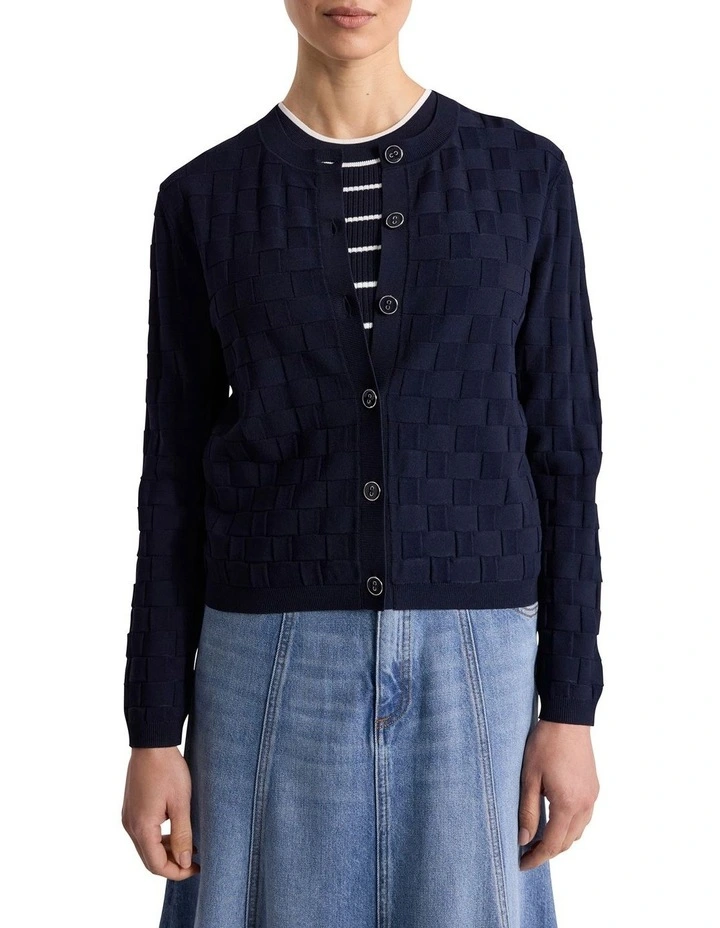 Cushla Cardigan in Navy image 1