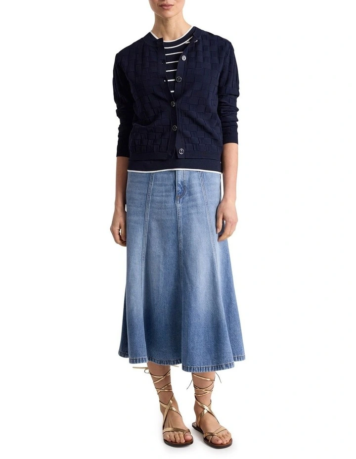 Cushla Cardigan in Navy image 2