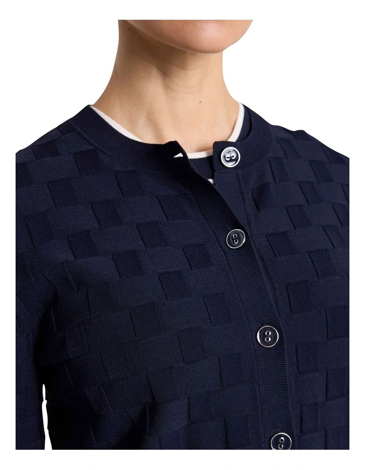 Cushla Cardigan in Navy image 3