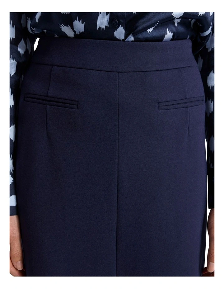 Jenni Ponte Skirt in Navy image 3