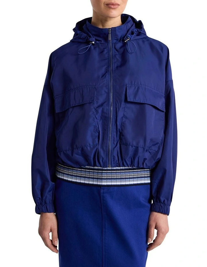 Bryce Windbreaker Jacket in Ocean Blue image 1