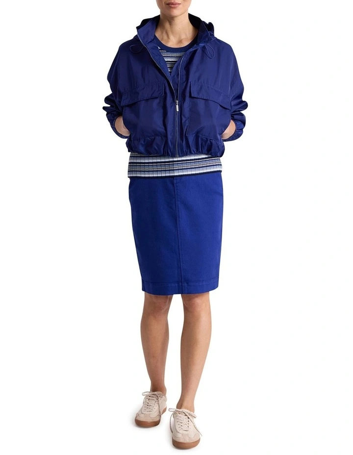 Bryce Windbreaker Jacket in Ocean Blue image 2