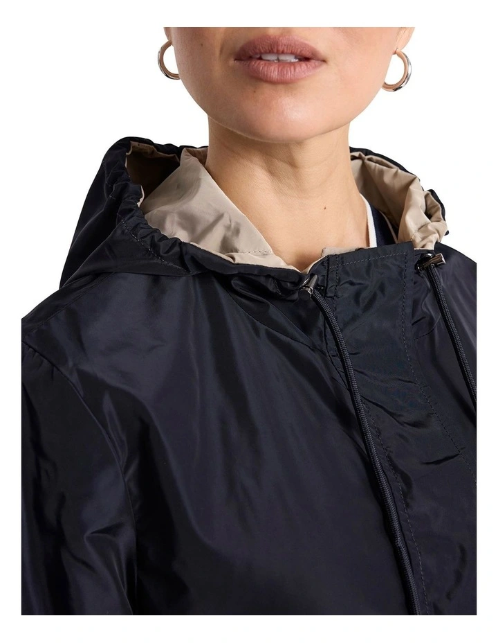 Stacey Reversible Anorak in Stone/Navy image 4