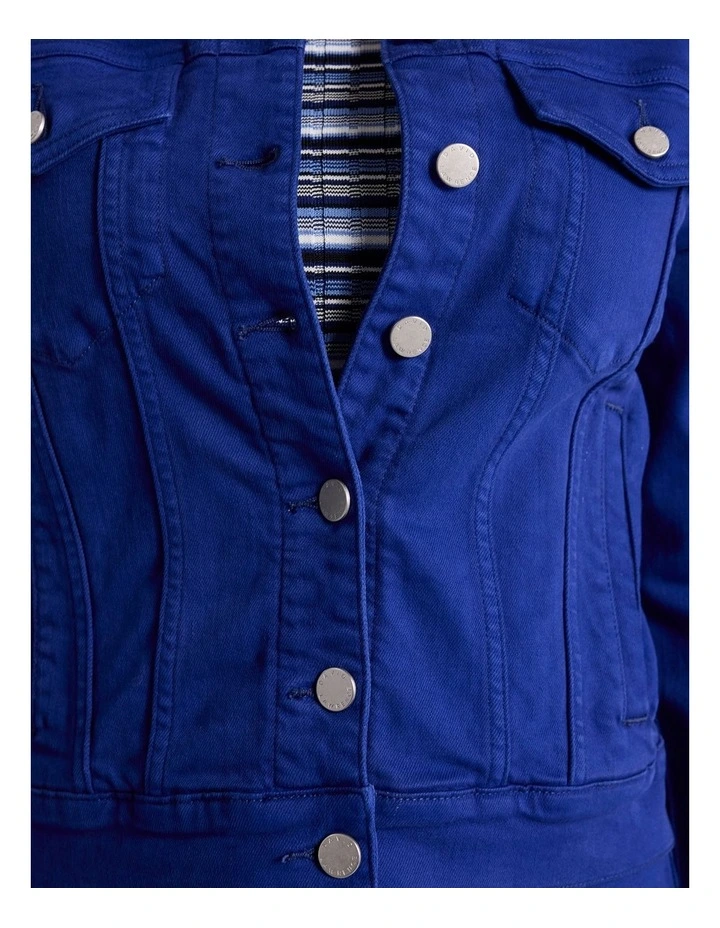 Aspen Denim Jacket in Ocean Blue image 3