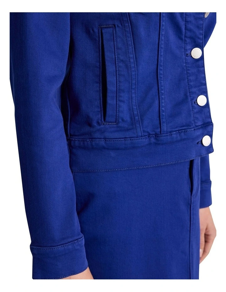Aspen Denim Jacket in Ocean Blue image 4