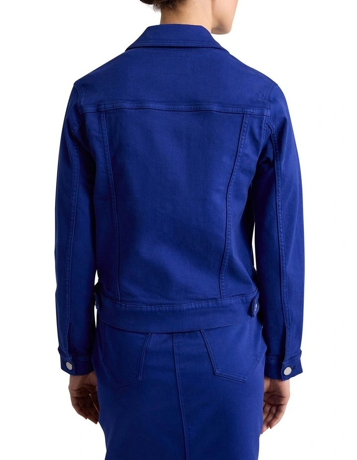 Aspen Denim Jacket in Ocean Blue image 5