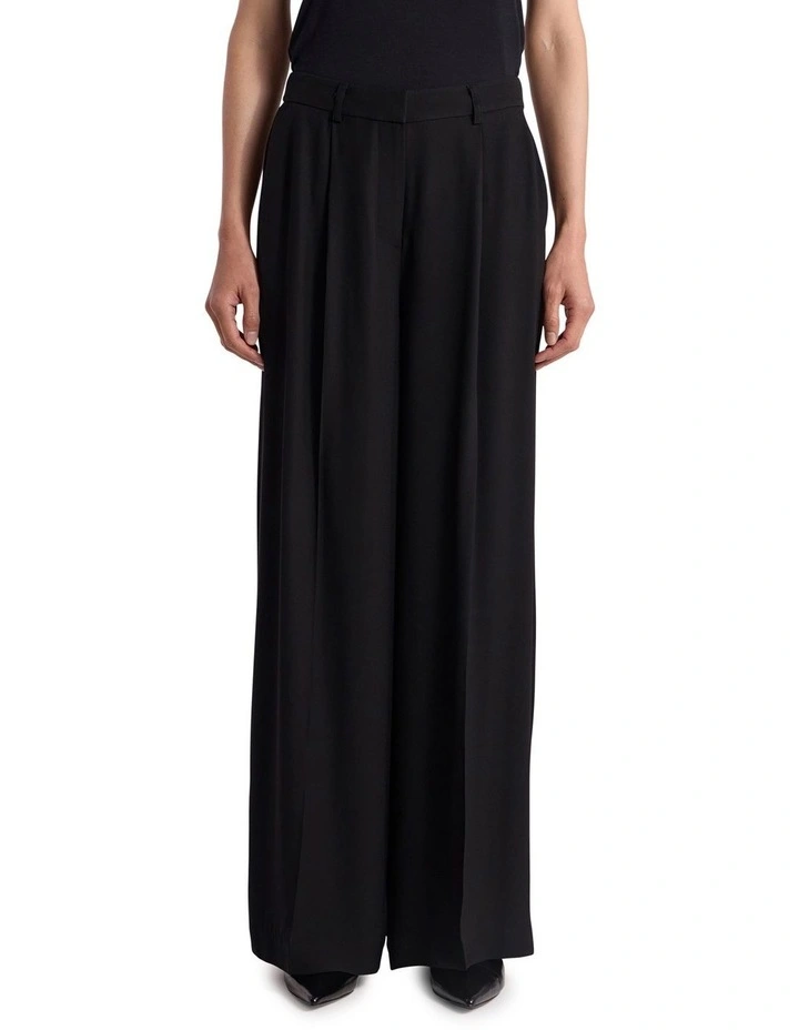 Bronte Wide Leg Pant in Black image 2