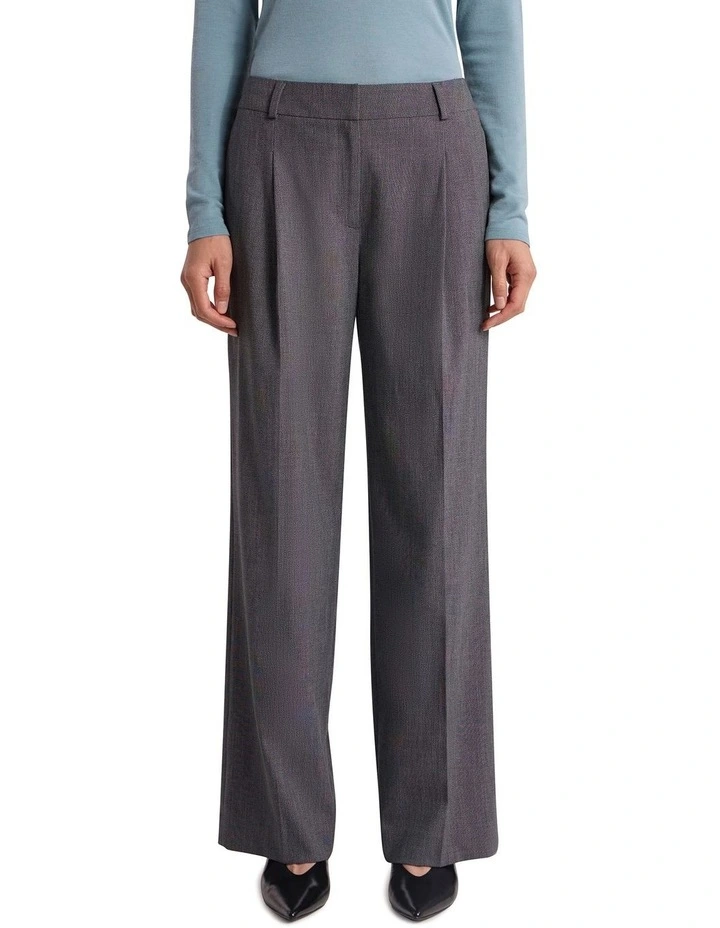 Coco Wide Leg Pant in Black/White image 2