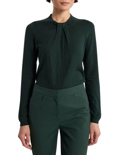 Regina Knit in Deep Pine