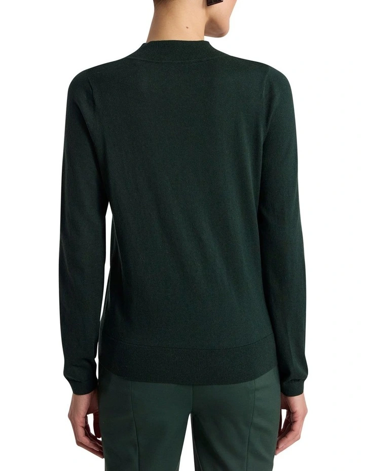 Regina Knit in Deep Pine image 4