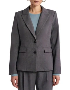 Coco Blazer in Black/White