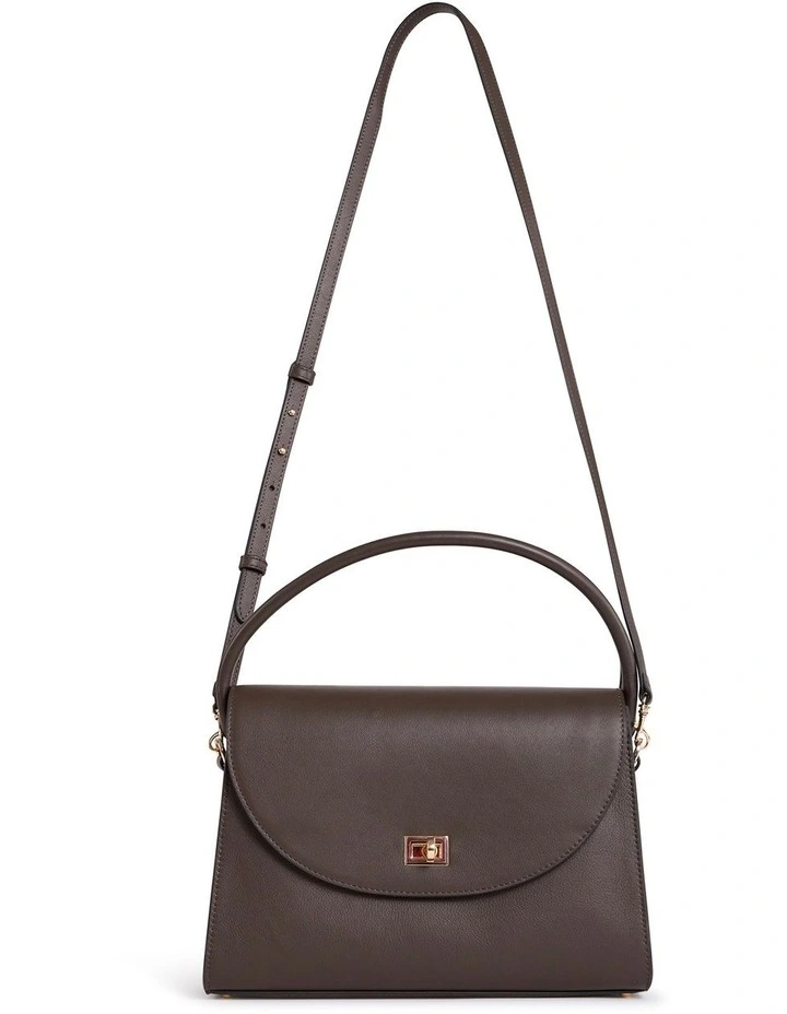 Alan Leather Bag in Chocolate image 1