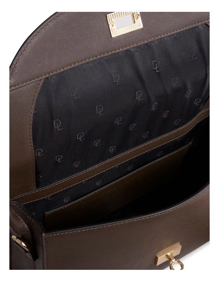 Alan Leather Bag in Chocolate image 3