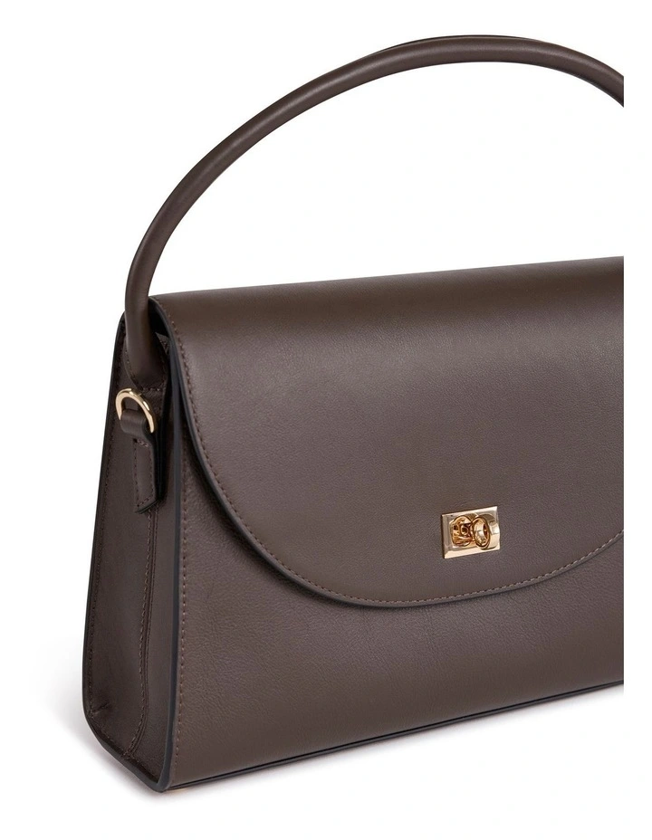 Alan Leather Bag in Chocolate image 4