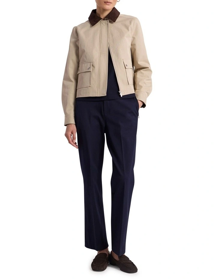 Cedric Straight Leg Pant in Navy image 1