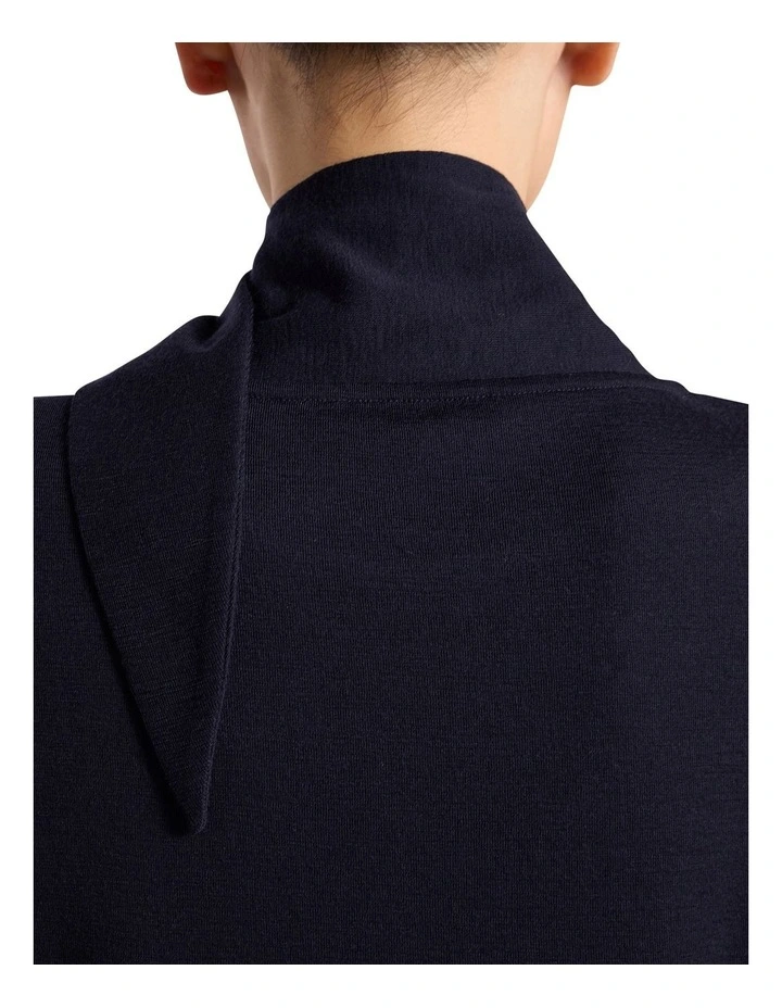 Amber Babywool Top in Navy image 4