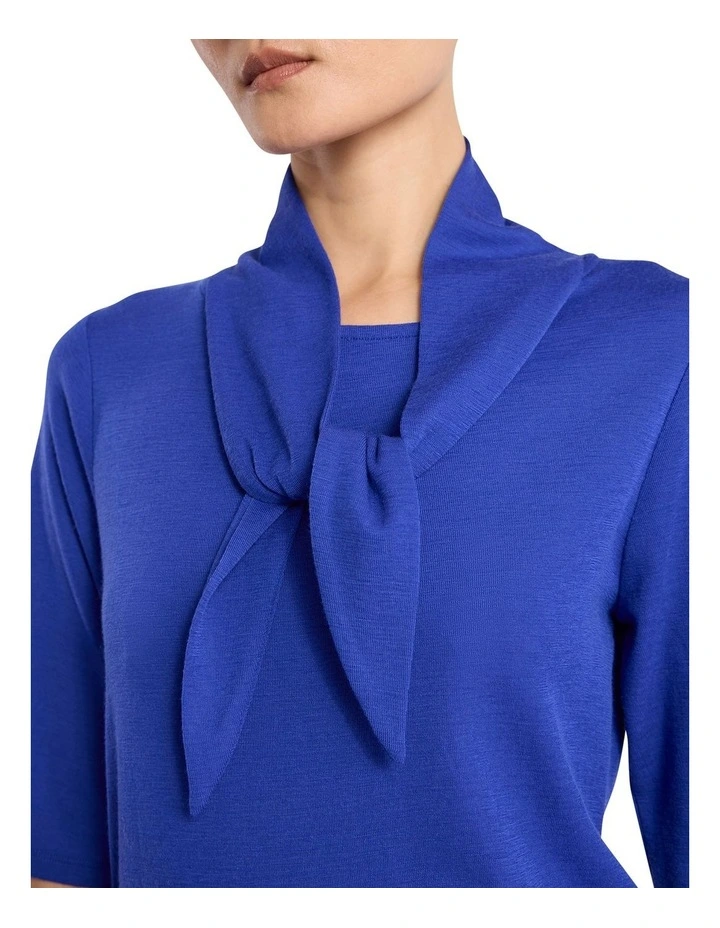 Amber Babywool Top in Royale Blue image 3