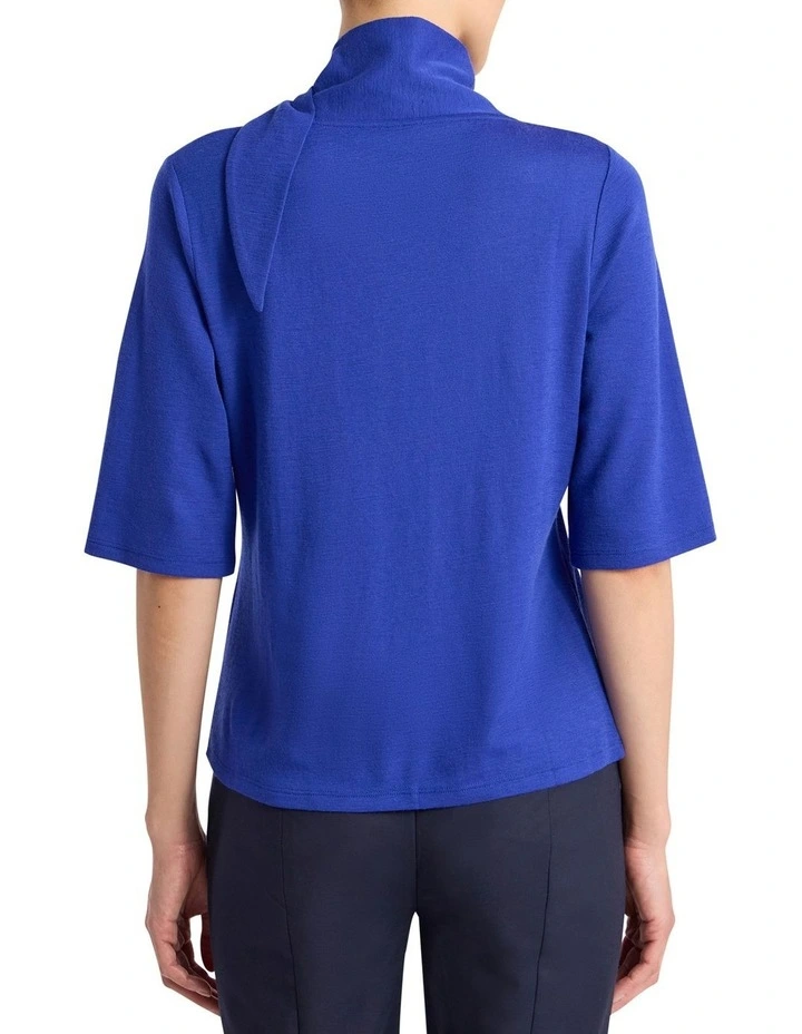 Amber Babywool Top in Royale Blue image 5