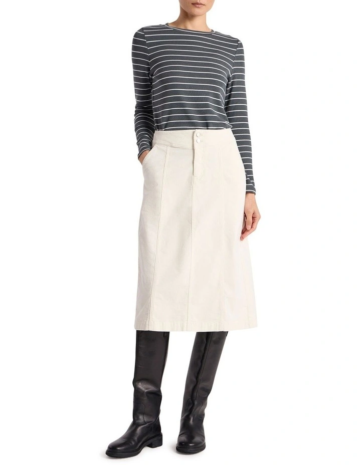 Aubrey Jersey Tee in Multi image 2