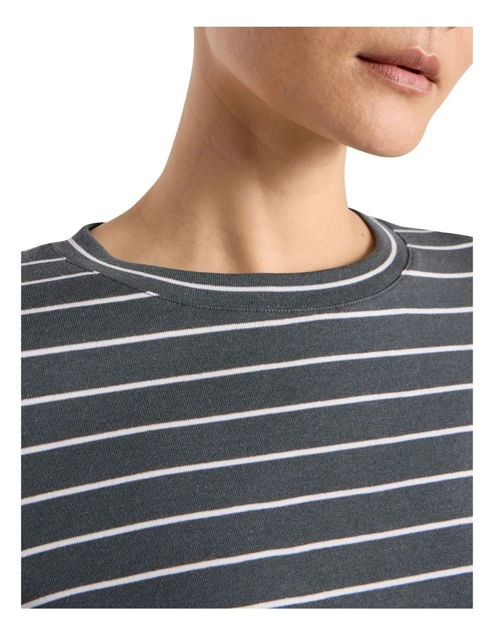 Aubrey Jersey Tee in Multi image 3