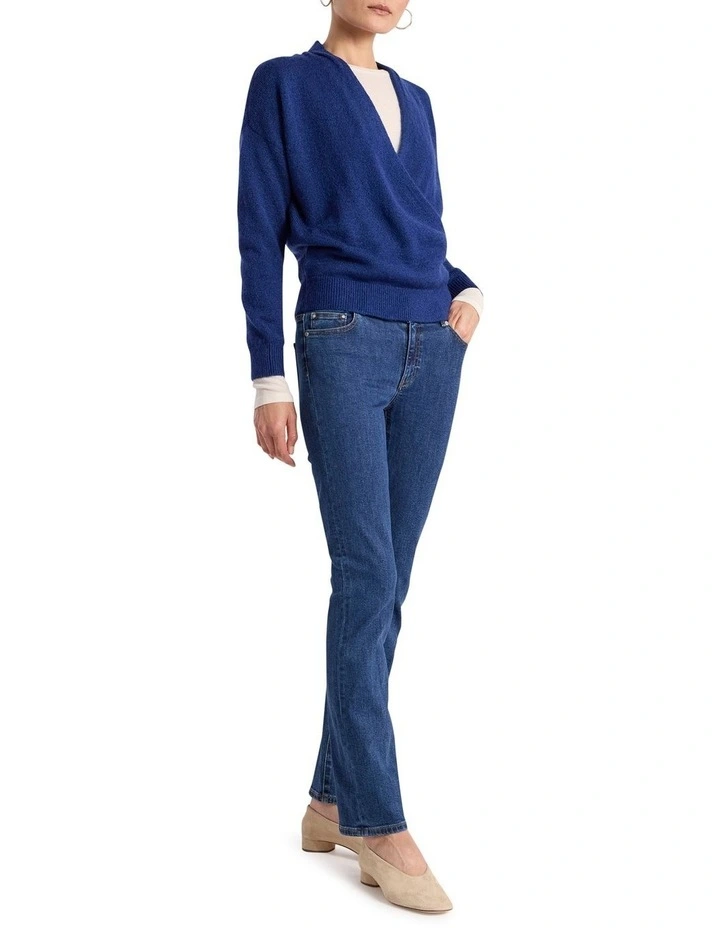 Lark Wrap Knit in Pacific Blue image 2