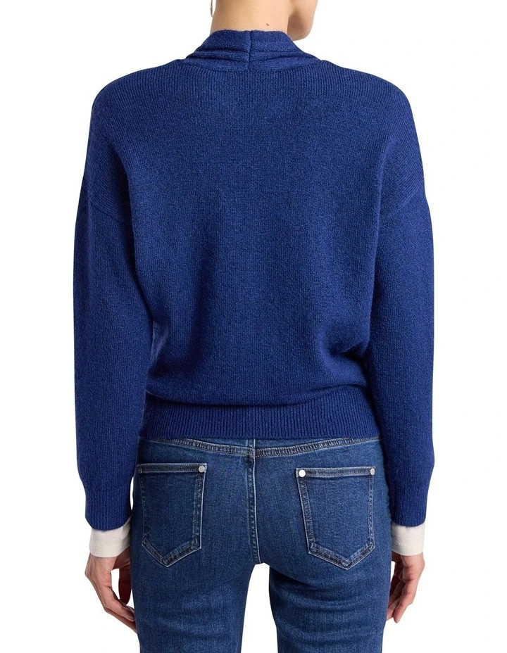 Lark Wrap Knit in Pacific Blue image 5