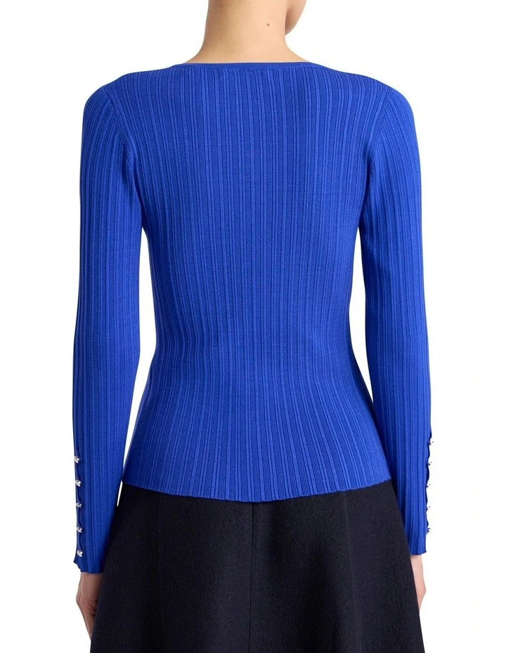 Mikka Rib Knit in Royale Blue image 5