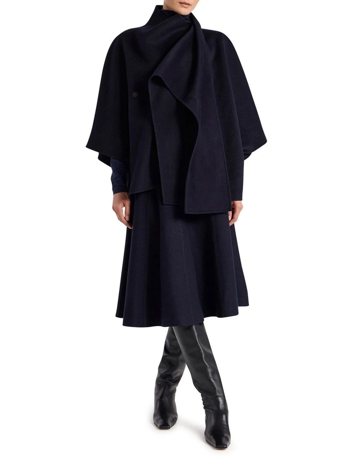 Benedetta Double Faced Jacket in Navy image 1