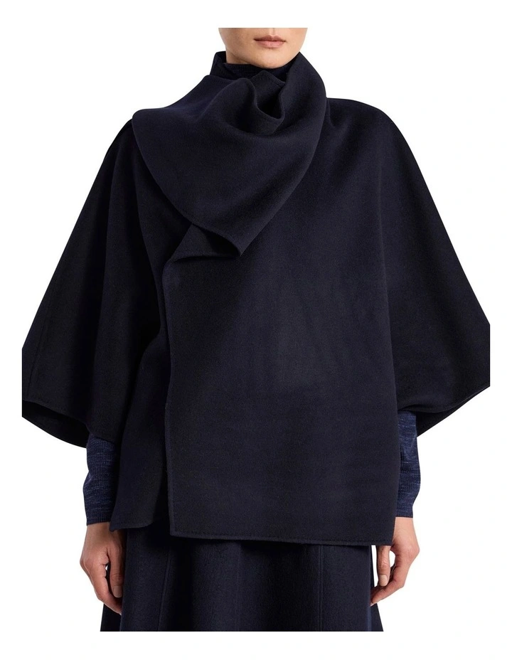 Benedetta Double Faced Jacket in Navy image 2