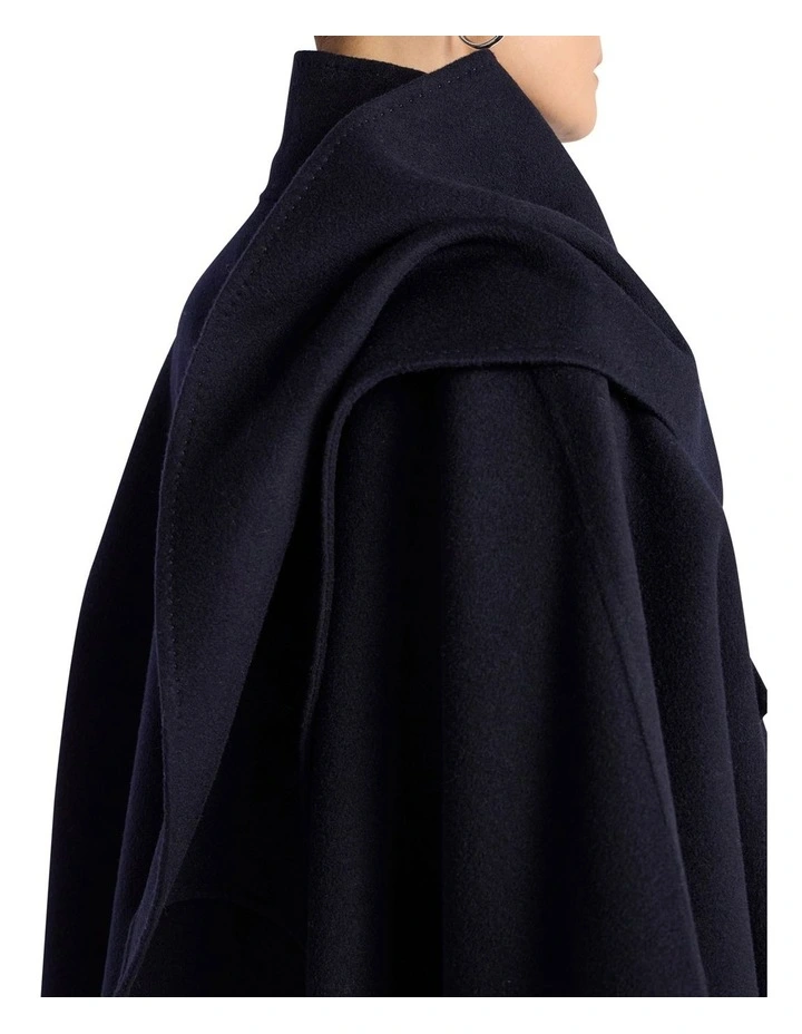 Benedetta Double Faced Jacket in Navy image 4