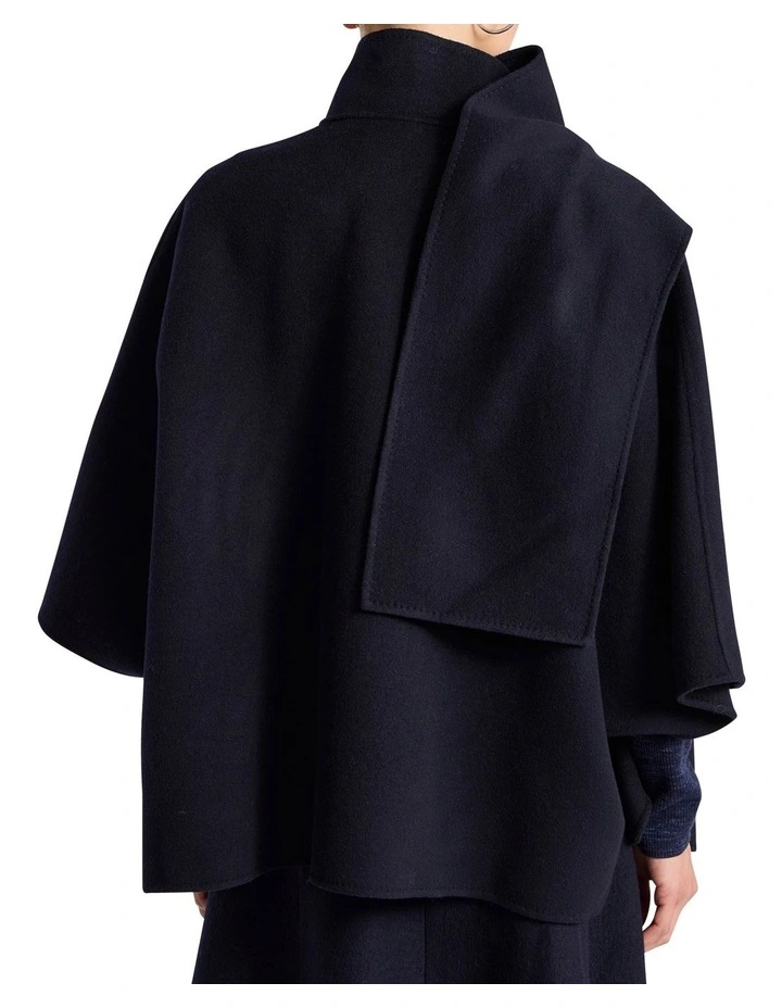 Benedetta Double Faced Jacket in Navy image 6