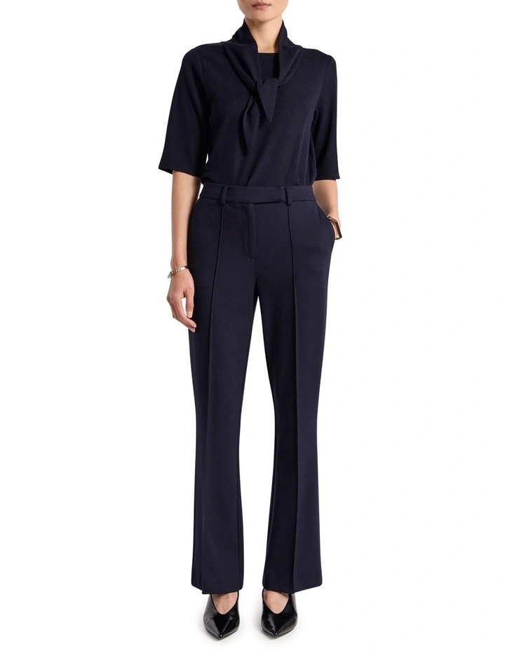 Jenni Ponte Bootleg Pant in Navy image 1