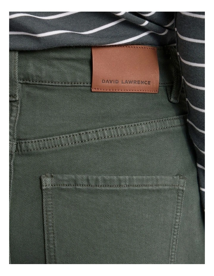 Lily Straight Leg Pant in Nori Green image 4