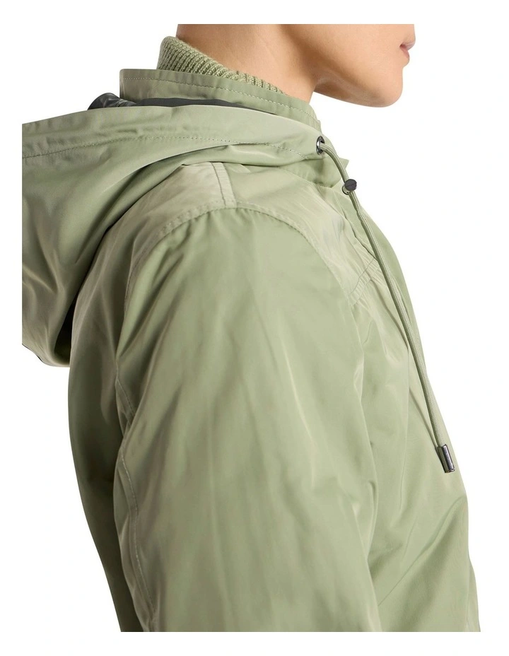 Camryn Reversible Anorak Coat in Mojito Green/Nori Green image 4
