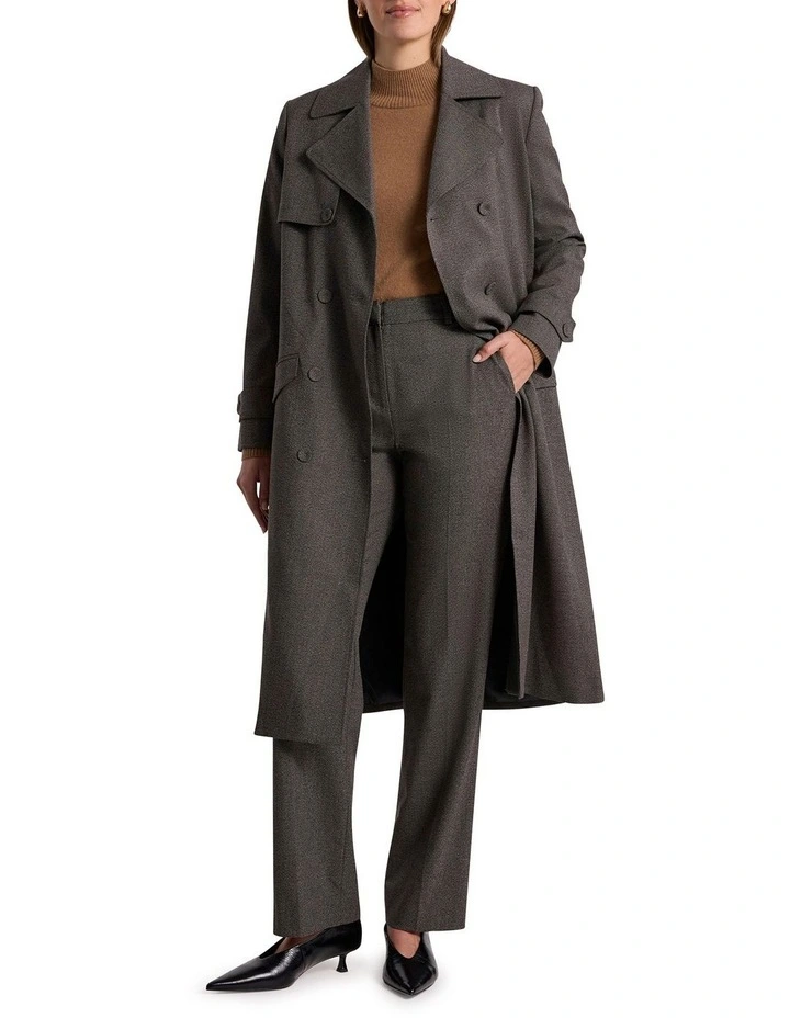 Tasman Straight Leg Pant in Brown Multi image 1