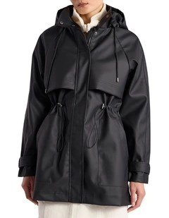 Lima Pvc Windbreaker in Black