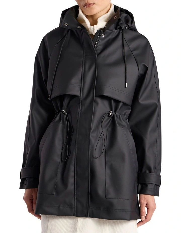 Lima Pvc Windbreaker in Black image 1