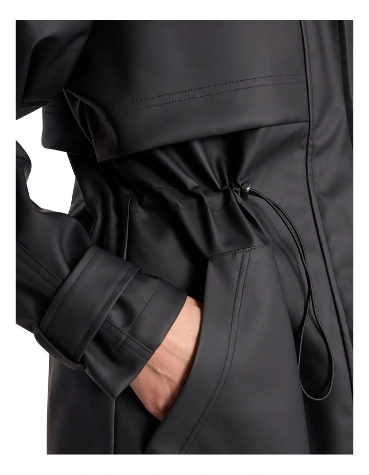 Lima Pvc Windbreaker in Black image 4