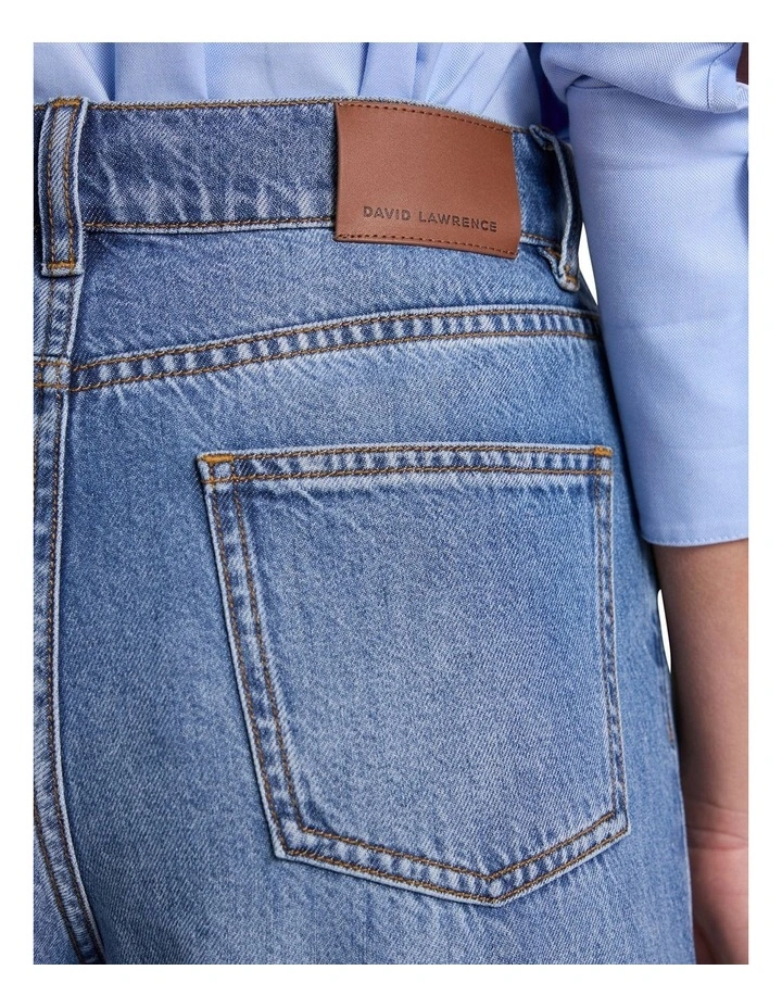 Kalani Tie Waist Jean in Mid Wash image 4