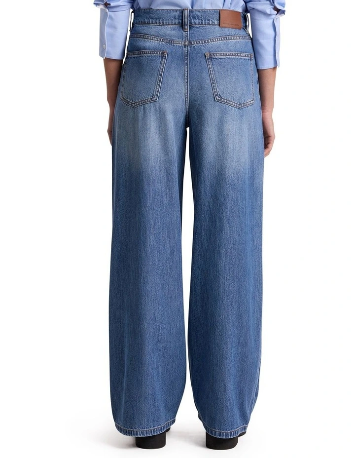 Kalani Tie Waist Jean in Mid Wash image 5