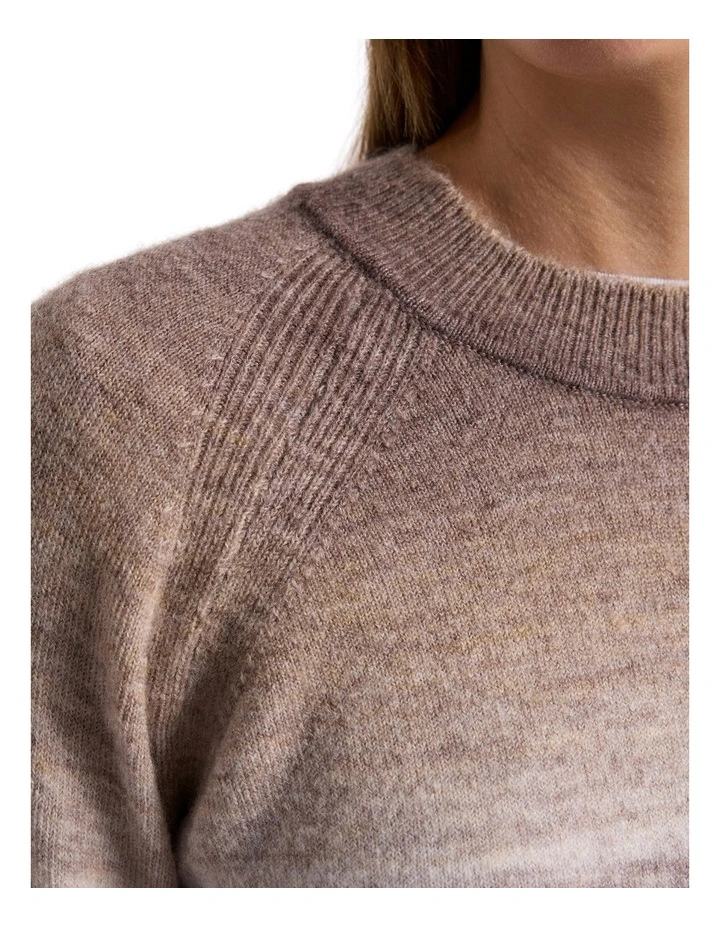 Jesse Ombre Knit in Nutmeg Ombre image 3