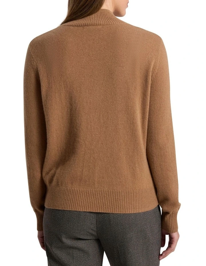 Romilly Cashmere Knit in Caramel image 4