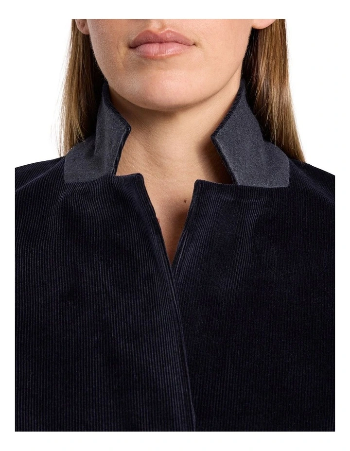 Iiona Corduroy Blazer in Navy image 3